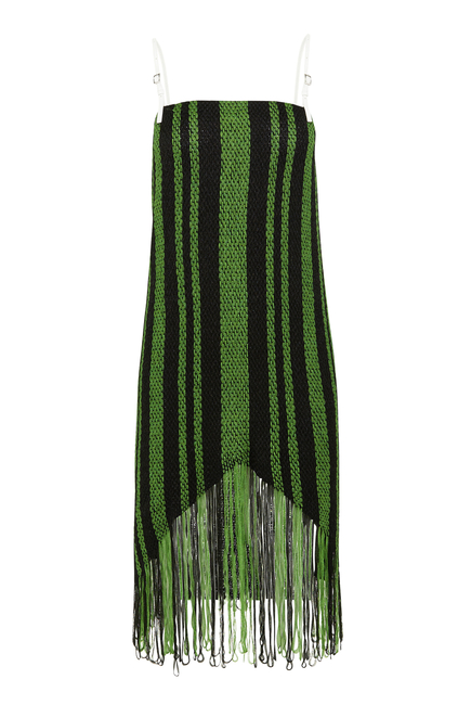 Fringe-Detail Camisole Dress